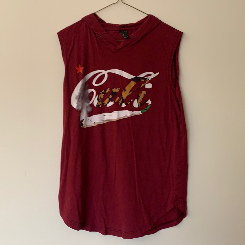 LAUNDER Cali Hooded Tank Top Size Medium